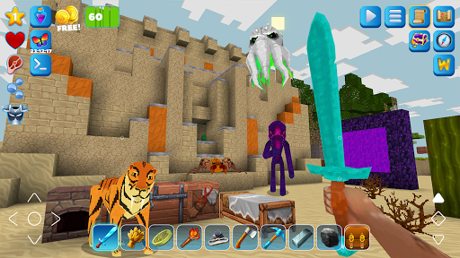 PrimalCraft: Cubes Craft & Survive Game - عکس بازی موبایلی اندروید