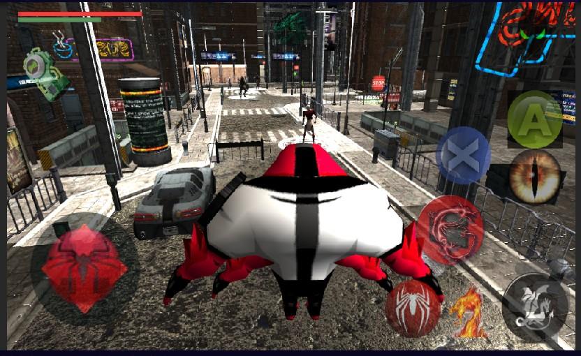 مرد عنکبوتی و بن تن - عکس بازی موبایلی اندروید