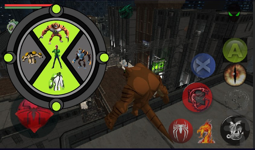 Spider-Man and Ben Ten - Gameplay image of android game