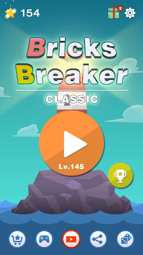 Bricks Breaker Classic - Gameplay image of android game