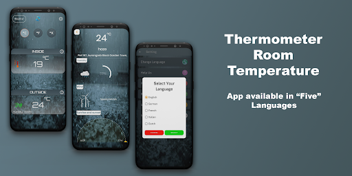 Thermometer Room Temperature - Image screenshot of android app