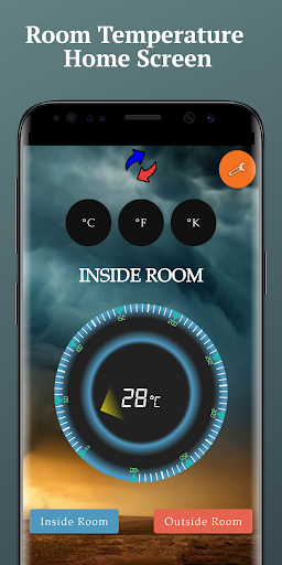 Room Temperature Thermometer - Image screenshot of android app