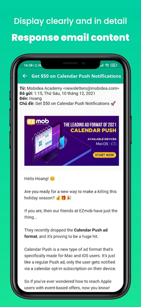 Temp Email Pro - Multiple Mail - عکس برنامه موبایلی اندروید