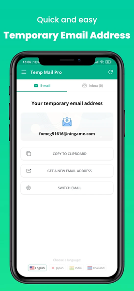 Temp Email Pro - Multiple Mail - عکس برنامه موبایلی اندروید