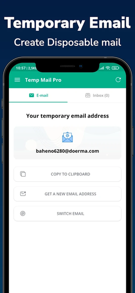 Temp Email Pro - Multiple Mail - عکس برنامه موبایلی اندروید