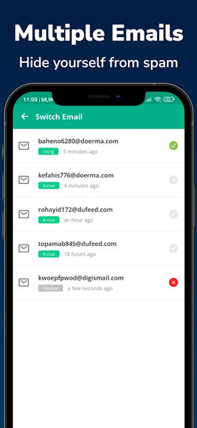 Temp Email Pro - Multiple Mail - عکس برنامه موبایلی اندروید