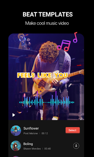 Tempo - Music Video Maker - عکس برنامه موبایلی اندروید