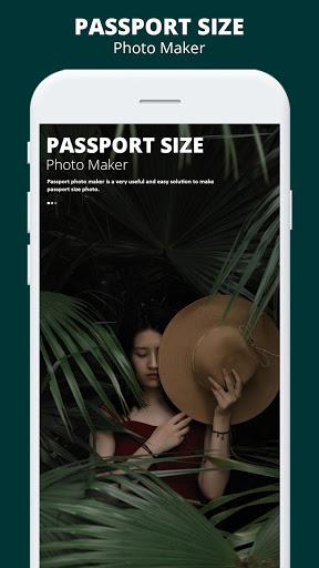 Passport Size Photo Maker - Passport Photo Editor - عکس برنامه موبایلی اندروید