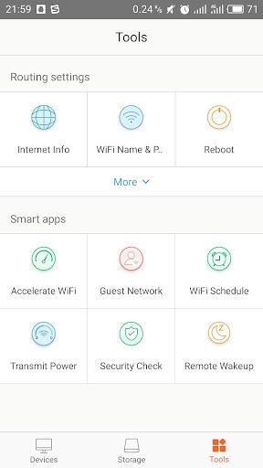 Tenda WiFi - Image screenshot of android app