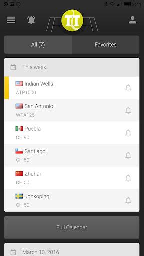 Tennis Temple - Live scores - Image screenshot of android app