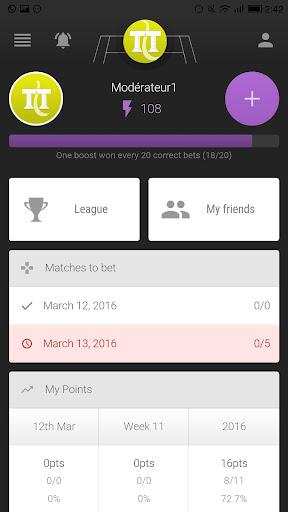 Tennis Temple - Live scores - Image screenshot of android app