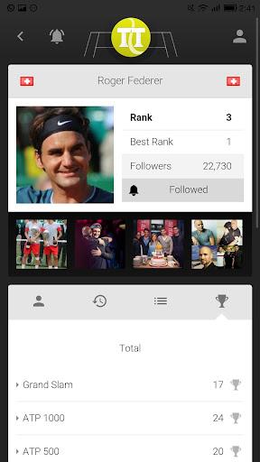 Tennis Temple - Live scores - Image screenshot of android app