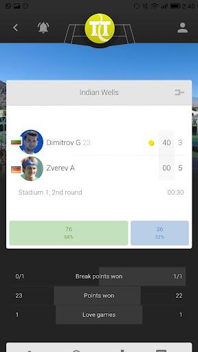 Tennis Temple - Live scores - Image screenshot of android app