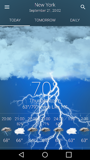 Weather: Clear Skies - Image screenshot of android app