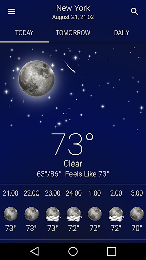Weather: Clear Skies - Image screenshot of android app