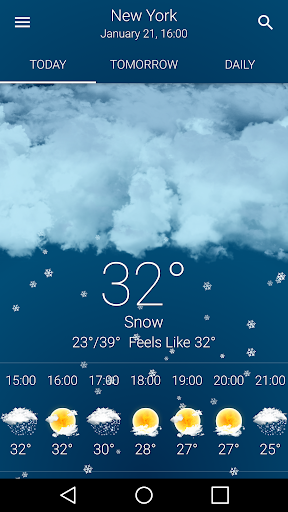 Weather: Clear Skies - Image screenshot of android app