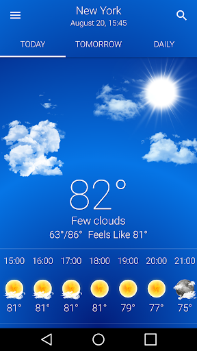 Weather: Clear Skies - Image screenshot of android app