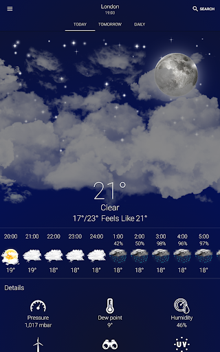 Weather: Clear Skies - Image screenshot of android app