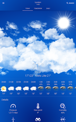 Weather: Clear Skies - Image screenshot of android app
