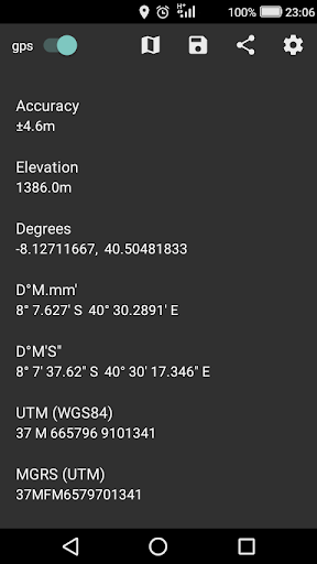 Coordinate Converter Plus - Image screenshot of android app