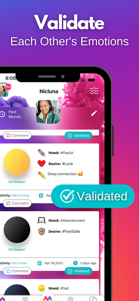 MoodMe: Relationship Mood App - عکس برنامه موبایلی اندروید