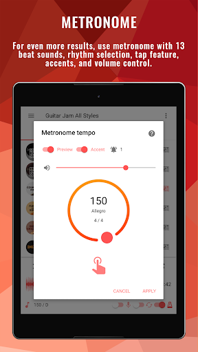 Backing Tracks Guitar Jam Play - عکس برنامه موبایلی اندروید