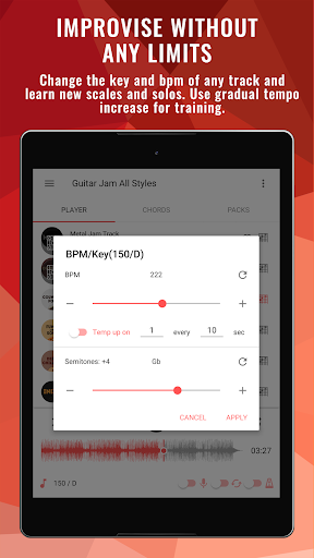 Backing Tracks Guitar Jam Play - عکس برنامه موبایلی اندروید