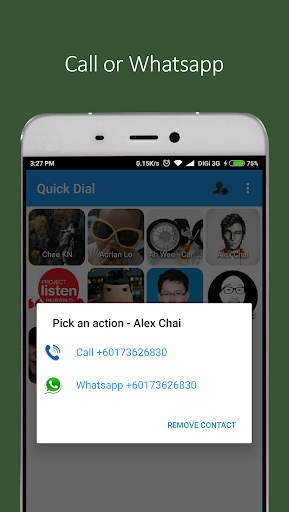 Quick Dial - Image screenshot of android app