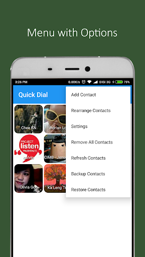 Quick Dial - Image screenshot of android app