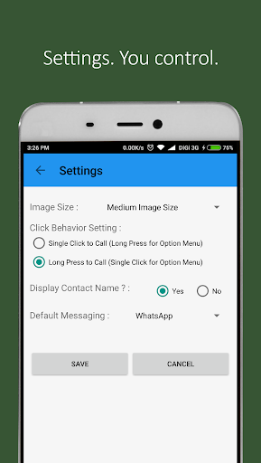Quick Dial - Image screenshot of android app