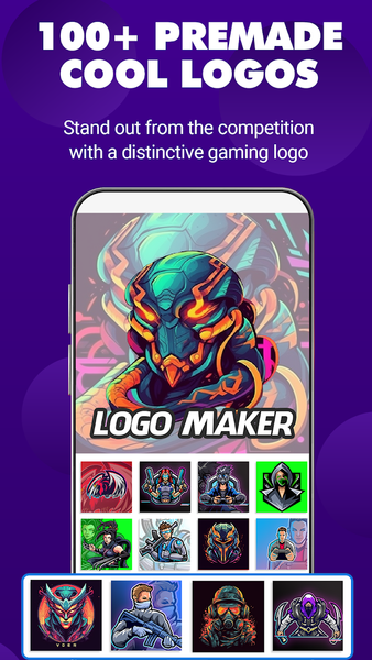 Gaming Esports Logo Maker FFML - عکس برنامه موبایلی اندروید