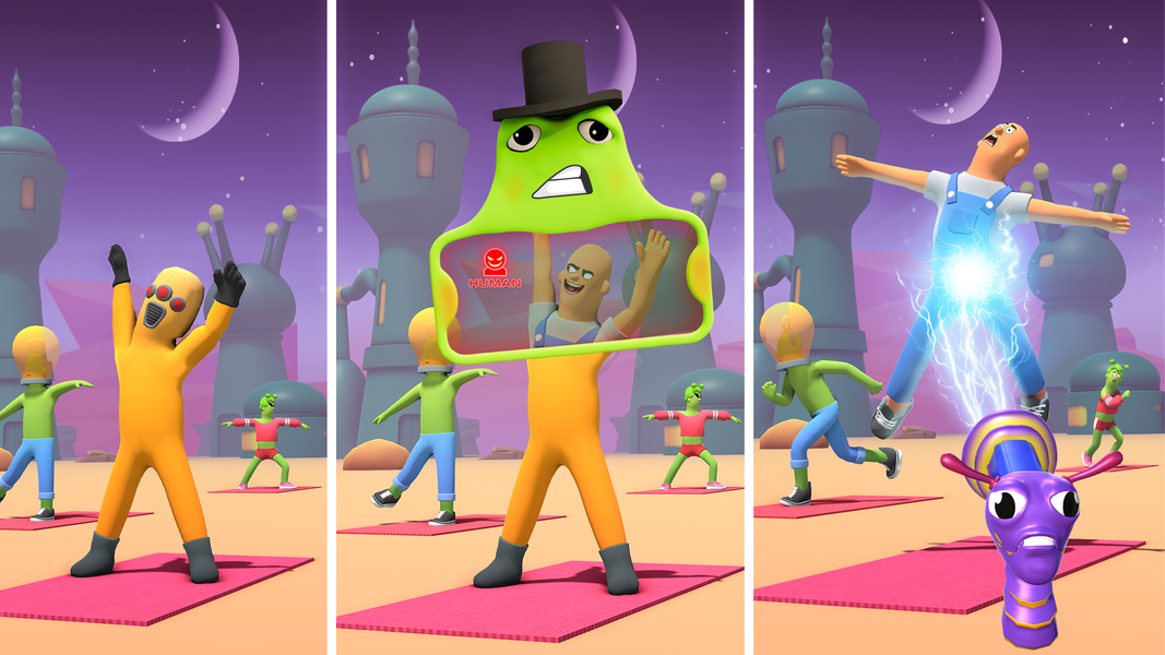 Find the Human: Scan & Shoot - Gameplay image of android game