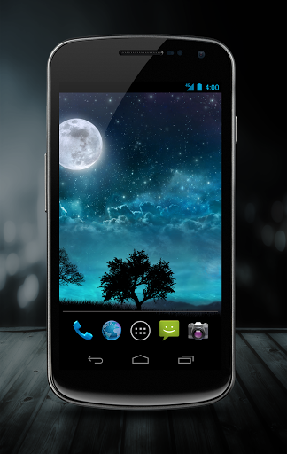 Dream Night Free LiveWallpaper - Image screenshot of android app