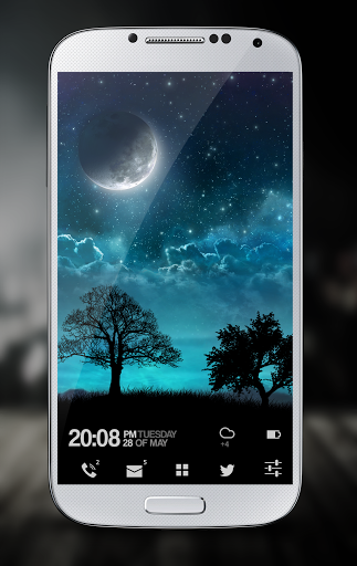 Dream Night Free LiveWallpaper - Image screenshot of android app