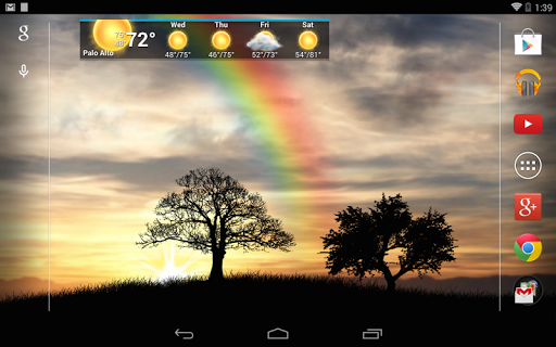 Sun Rise Free Live Wallpaper - Image screenshot of android app
