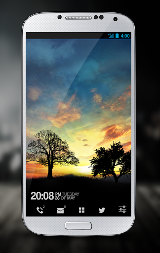 Sunset Hill Free LiveWallpaper - Image screenshot of android app