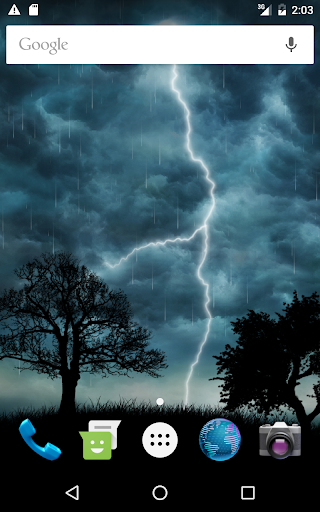Live Storm Free Wallpaper - Image screenshot of android app