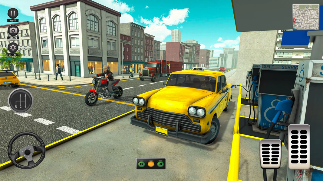 Grand Taxi Driving ۳D Game - عکس برنامه موبایلی اندروید