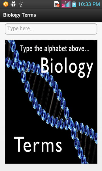 Biology Terms - Image screenshot of android app