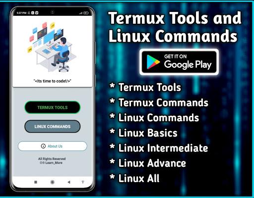 Termux Tools & Linux Commands - Image screenshot of android app