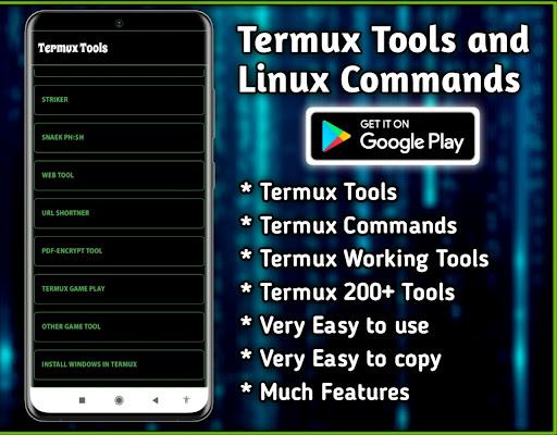 Termux Tools & Linux Commands - Image screenshot of android app