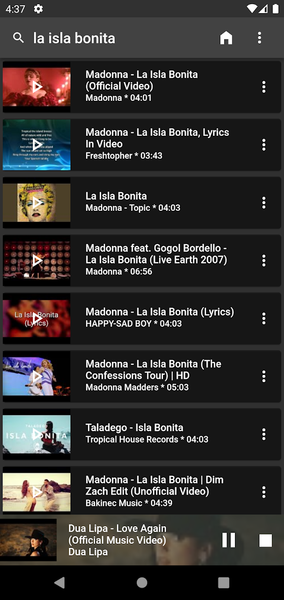 MusicaMila Music Downloader - عکس برنامه موبایلی اندروید