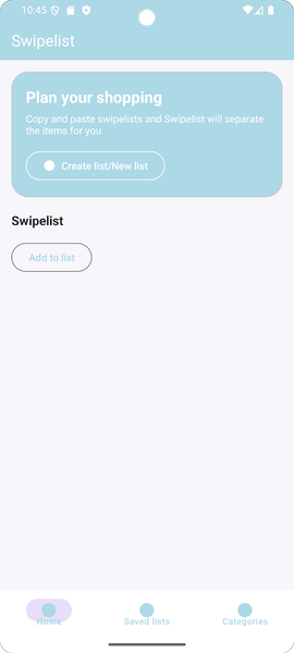 Swipelist: Shopping To Do List - عکس برنامه موبایلی اندروید