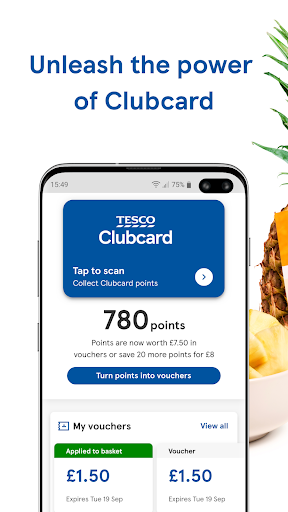 Tesco Grocery & Clubcard - Image screenshot of android app