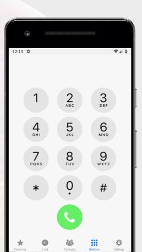 Dialer IOS12 style - Image screenshot of android app