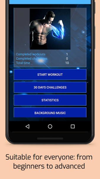 Strong Arms Home workout - Image screenshot of android app