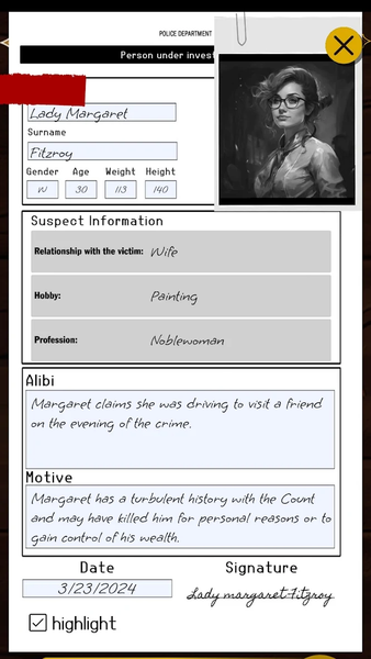 Detective Stories: CrimeBot 2 - Gameplay image of android game