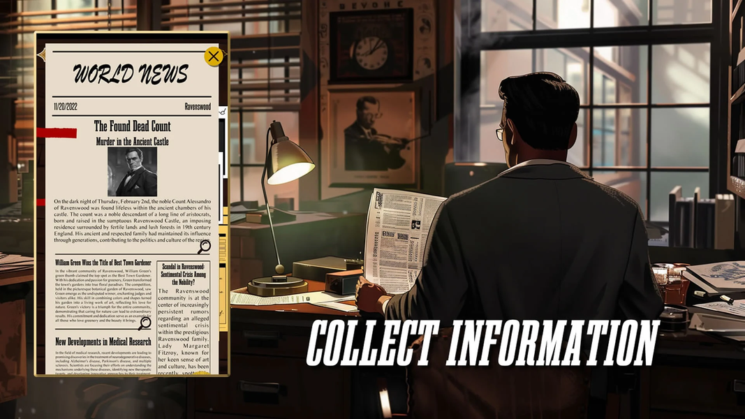 Detective Stories: CrimeBot 2 - Gameplay image of android game