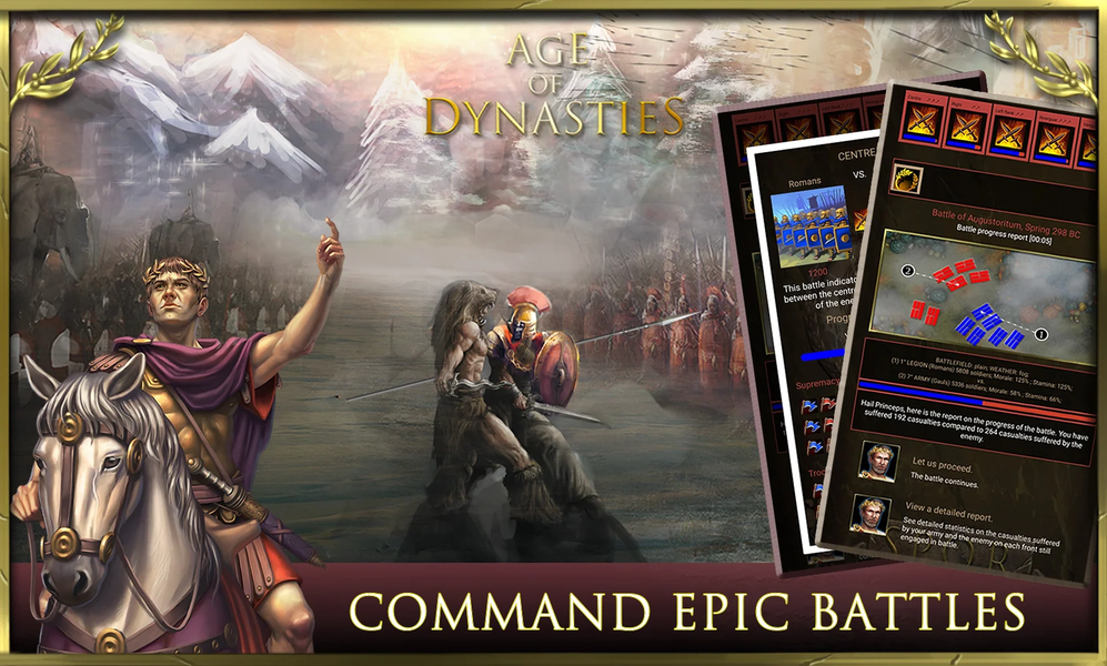 Age of Rome: Roman empire - Gameplay image of android game
