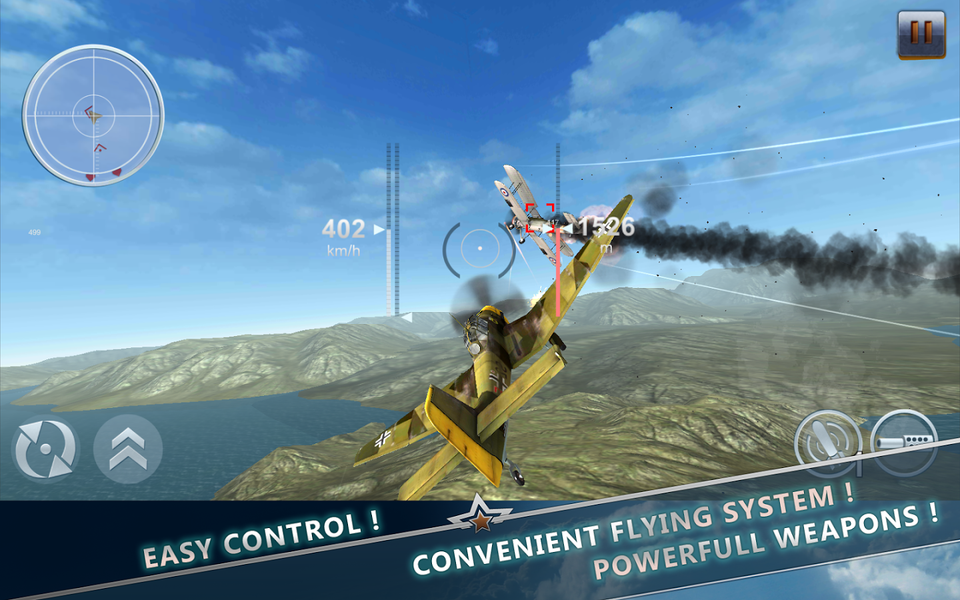 Aircraft Battle Combat 3D - Gameplay image of android game